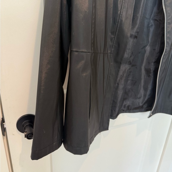 Ashley Black Ladies Rain Jacket.  Large. - Picture 3 of 6